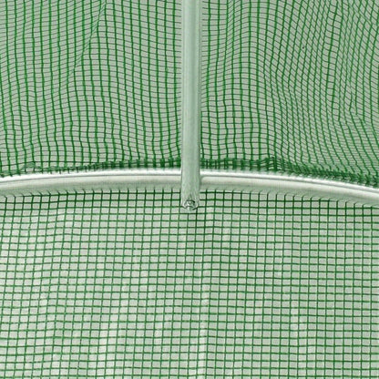 Tuinschuur – Berging – Tuinhuis – Schuur – Opbergunit – Groen – Weerbestendig Staalframe – 30 m² Ruimte – 6x5x2,3 m – Eenvoudig Onderhoud