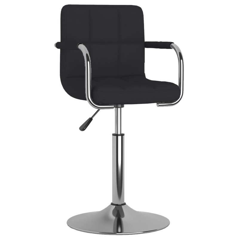 Modern Black Fabric Bar Stool with Backrest - Adjustable Height, Sturdy Hardwood Frame & Easy-Clean Fabric Seat, Counter/Bar Height - Assembly Required for Kitchen, Home Bar, Cafe, Restaurant - Contemporary Modern Design