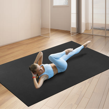 Yogamat – Fitnessmat – Sportmat – Pilatesmat – Trainingsmat – Extra Groot 274x183 cm – Anti Slip PVC 7 mm Dik