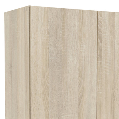 2-Deurs Kledingkast – Garderobekast – Linnenkast – Opbergkast – Slaapkamerkast – Quercia – Compact Formaat 79x36x170 cm – Melamine Houtlook
