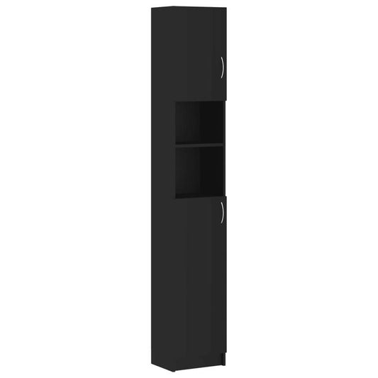 Opbergrek Badkamer – Badkamerkast Organizer – Opbergrek Kast – Badkameropbergsysteem – Badkamer Organizer – Zwart Aluminium – Ruimtebesparend & Duurzaam