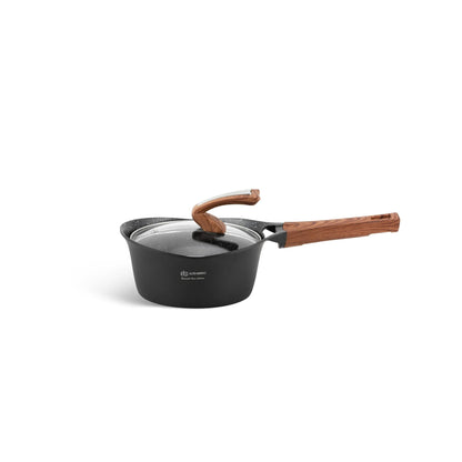 15-Delige Pannenset – Kookpotten – Kookpannen – Inductiepannen – Braadpannen – Inductiegeschikt – Marmeren Non-Stick Coating – Aluminium Met Softgrip Handvatten