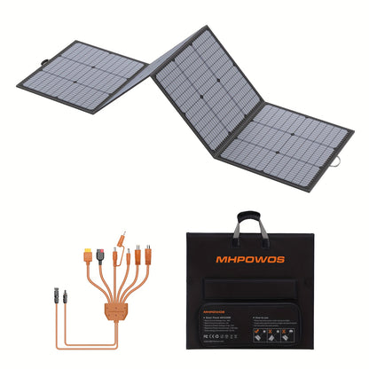 Zonnepaneel – Solar Panel – Opvouwbaar Paneel – Draagbare Zonne-energie – Zonne-energie Generator – 220W Vermogen – Hoog Rendement 23,5% efficiëntie