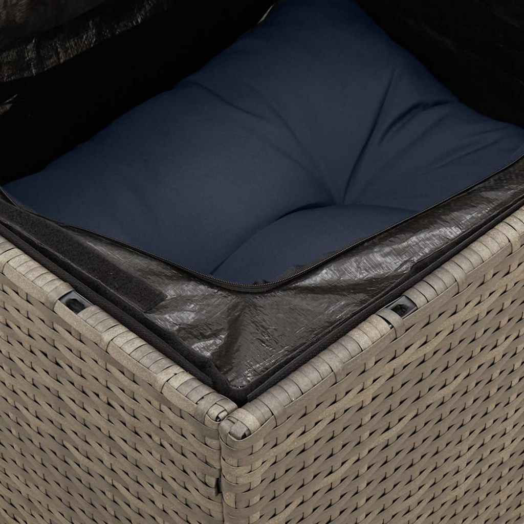 Loungeset – Tuinset – Loungebank – Balkonset – Tuinmeubelen – PE-Rattan – Waterdichte Opbergruimte