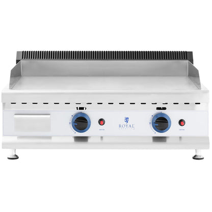 Dubbele Gasgrill – Gasbarbecue – Grillplaat – Outdoor Grill – Professionele BBQ – RVS Grillplaat – Instelbare Temperatuur 50-300°C – 2x 3100W Vermogen