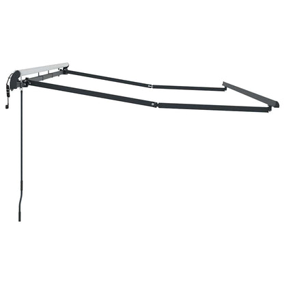 Opvouwbaar Zonnescherm Frame – Zonnescherm Frame – Schaduwdoek Frame – Terras Schaduw – Buiten Zonwering – Duurzaam Metaal – 3,5x2 Meter Antraciet