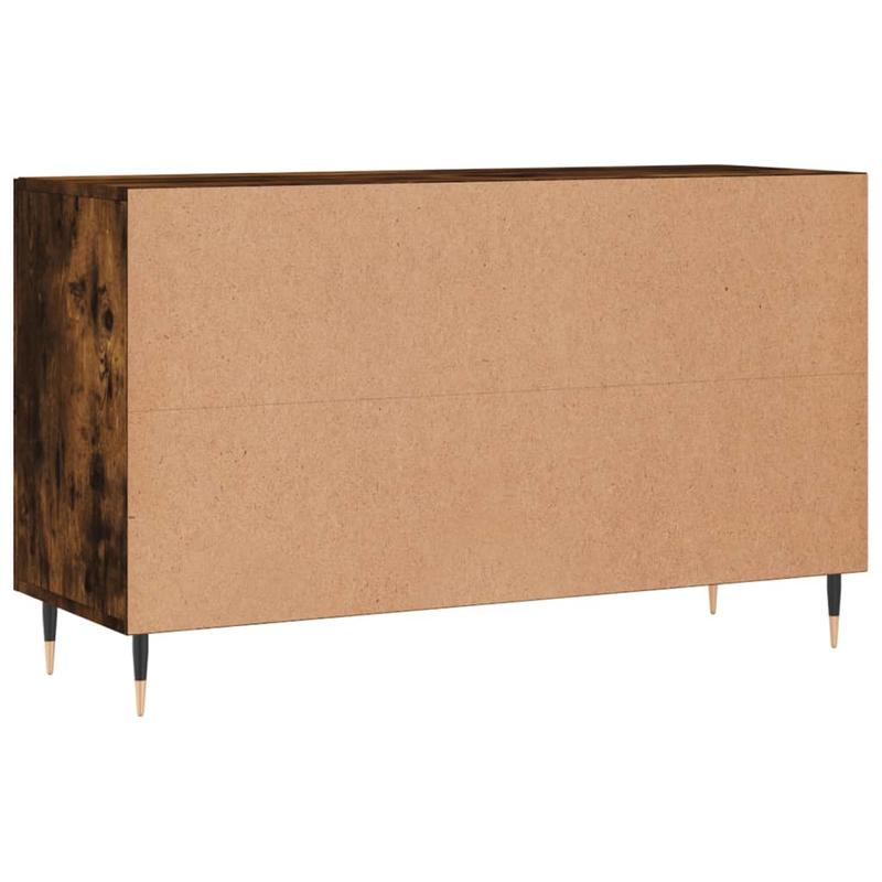 Dressoir – Ladekast – Opbergkast – Kast – Buffetkast – Gerookt Eikenhout – Compact 100x36x60 cm