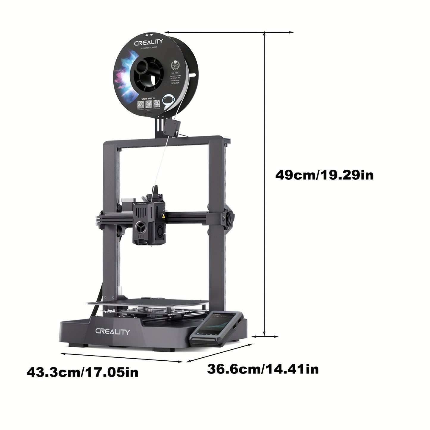 3D-printer – 3D-printapparaat – 3D-printingmachine – 3D-modelprinter – FDM-printer – Hoge printsnelheid 500 mm/s – Auto leveling met one-touch calibratie