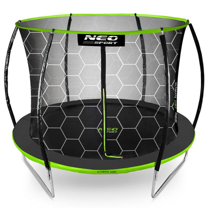 10ft/312cm Profiled Garden Trampoline with Inner Net by Neo-Sport