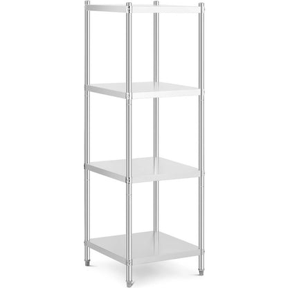 Metal Storage Rack for Catering, Supports Up to 200 kg, 60 x 60 x 180 cm