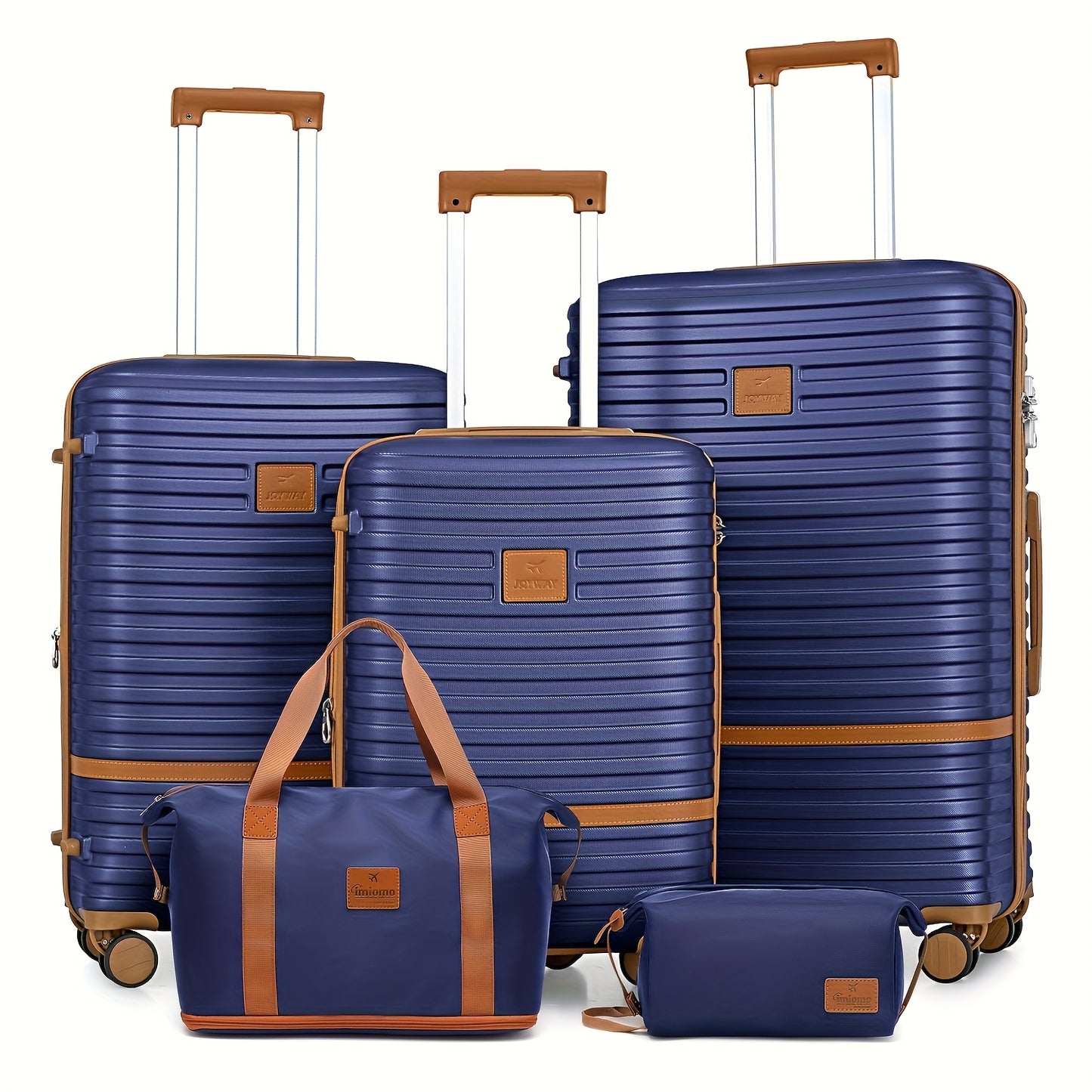 Hardschalige Kofferset – Reiskoffer – Bagageset – Weekendkoffer – Cabinekoffer – 20/24/28 Inch – Duurzaam ABS – 360° Zwenkwielen – Blauw