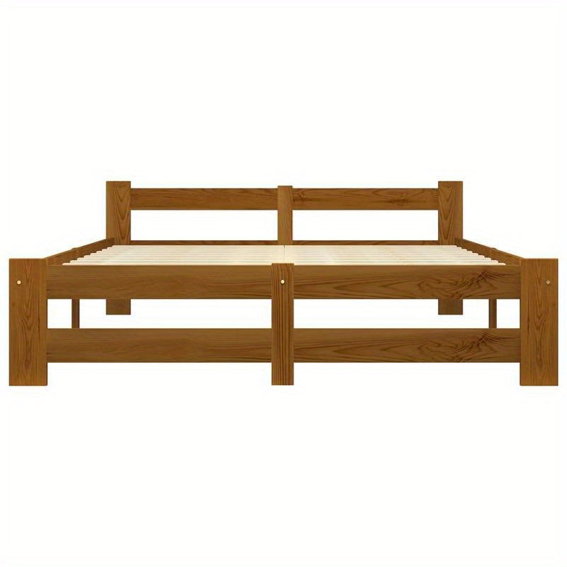 Bedframe – Eenpersoonsbed – Kinderbed – Logeerbed – Slaapbank – Modern Houten Bedframe – Met Opbergruimte – 120x200 cm – Eenvoudige Montage