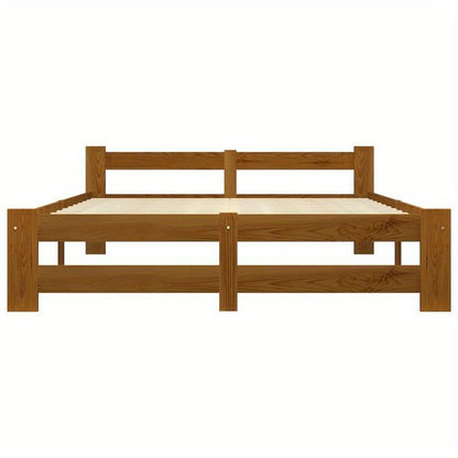 Bedframe – Eenpersoonsbed – Kinderbed – Logeerbed – Slaapbank – Modern Houten Bedframe – Met Opbergruimte – 120x200 cm – Eenvoudige Montage