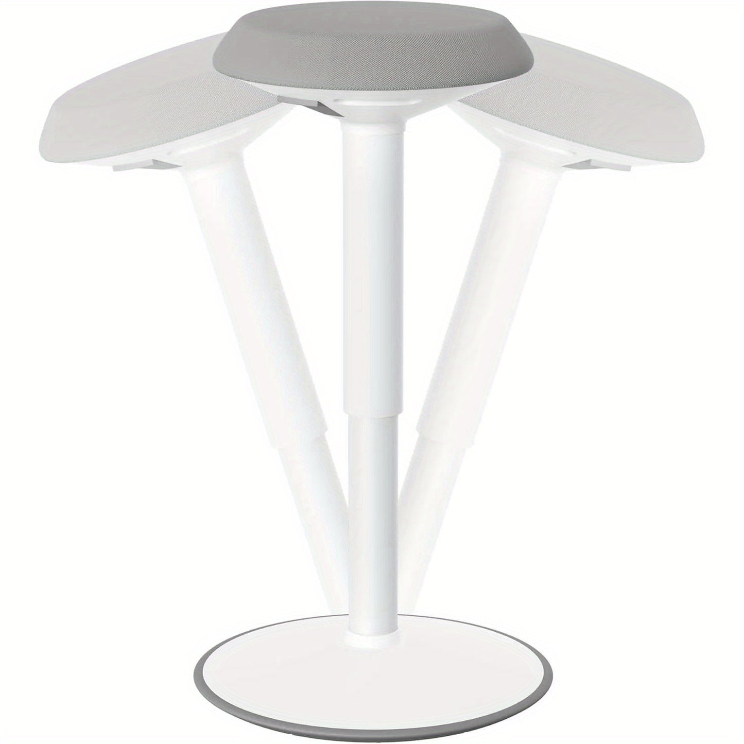 Draaistoel – Bureaustoel – Werkstoel – Bureaukruk – Kappersstoel – Verstelbare Zithoogte 54-79 cm – 360° Draaibaar – Schuimrubberen Kussen – Antislip TPE-Basis