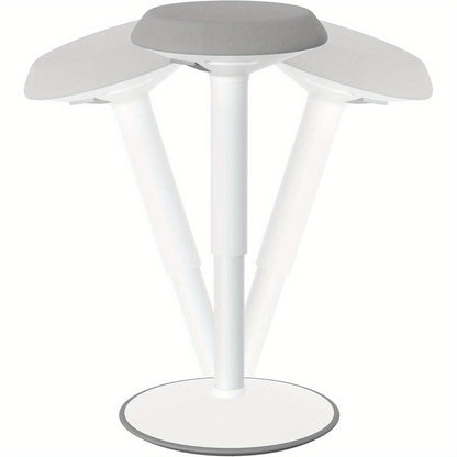 Draaistoel – Bureaustoel – Werkstoel – Bureaukruk – Kappersstoel – Verstelbare Zithoogte 54-79 cm – 360° Draaibaar – Schuimrubberen Kussen – Antislip TPE-Basis