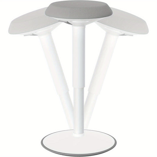 Draaistoel – Bureaustoel – Werkstoel – Bureaukruk – Kappersstoel – Verstelbare Zithoogte 54-79 cm – 360° Draaibaar – Schuimrubberen Kussen – Antislip TPE-Basis