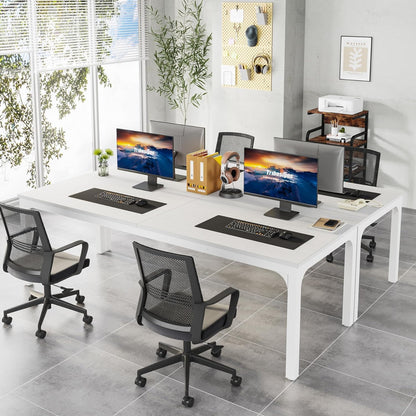 Hoekbureau – L-vormig Bureau – Computerbureau – Bureau met Laden – Werkplekmeubel – Rustiek Bruin – Veel Opbergruimte – Stevig en Stabiel