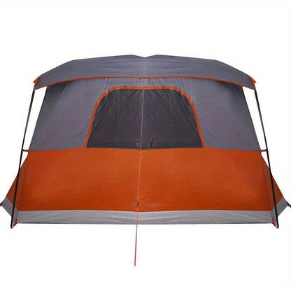 4-persoonstent – Kampeertent – Koepeltent – Iglo Tent – Festival Tent – Oranje Kleur – Duurzaam Polyester – Voorzien Van Voorkamer