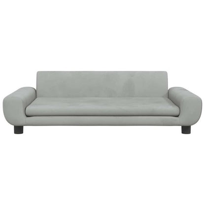 Dog bed light grey 100x54x33cm velvet Spacious, easy to clean, suitable for all seasons, removable, temporary.