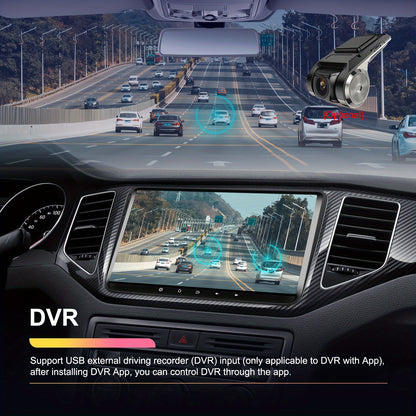 Autoradio – Multimedia Systeem – 2 Din Navigatie – Android Autoradio – 9 Inch Touchscreen – Android 13 Systeem – 2GB RAM + 64GB Opslag – GPS Navigatie & Draadloos CarPlay