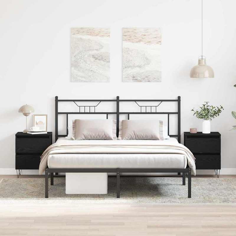 2pcs Nightstands 40x35x50cm Sturdy and Durable, Adding a Touch of Style to Your Room, Hardwood Material, Assembled, Independent, Storage Capacity