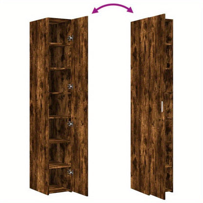 Moderne Kast – Opbergkast – Dressoir – Buffetkast – Sideboard – Hoogwaardig Hout – Ruimtebesparend Ontwerp (30x42,5x185cm)