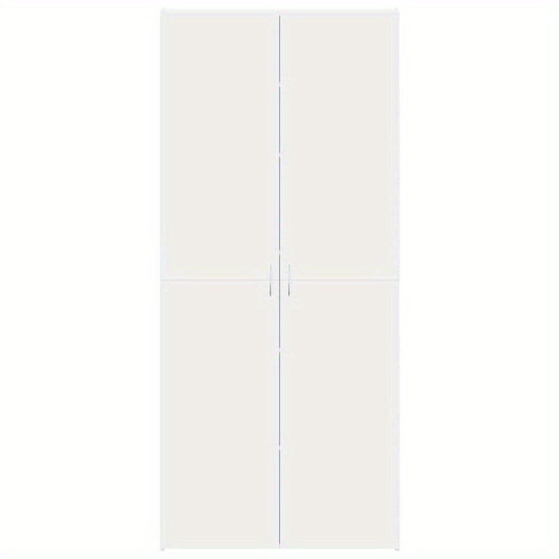 Schoenenkastje – Schoenenrek – Schoenenopberger – Schoenenmeubel – Schoenenkast Wit – Duurzaam Hardhout – Smal & Hoog Ontwerp 80x35,5x180 cm