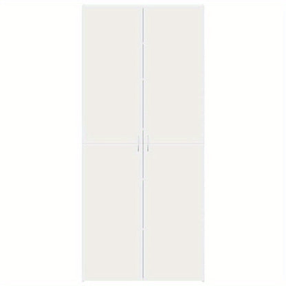 Schoenenkastje – Schoenenrek – Schoenenopberger – Schoenenmeubel – Schoenenkast Wit – Duurzaam Hardhout – Smal & Hoog Ontwerp 80x35,5x180 cm