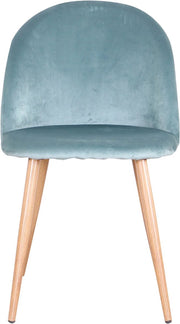 Eetkamerstoelen - Set van 2 - Aquablauw - Zachte fluwelen eetkamerstoelen zijn de perfecte combinatie van moderne elegantie, luxe comfort en duurzaamheid.