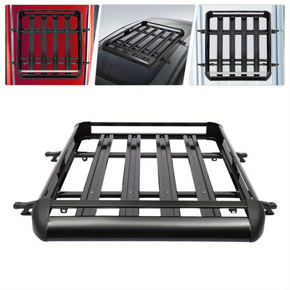 Dakdrager – Dakrek – Dakkofferdrager – Bagagedrager – Autodakdrager – Stevig Aluminium – 127 cm Lengte – 68 kg Draagvermogen