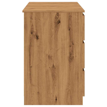 Bureau – Bureaublad – Werktafel – Schrijftafel – Kantoormeubel – 6 Lades – Hoogwaardig Behandeld Hout – Ruim Werkoppervlak