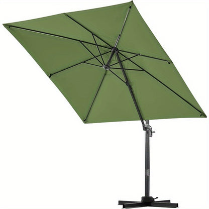 Parasol – Aluminium Parasol – Tuinparasol – Stokparasol – Terrasparasol – Rond 300 cm – 360° Draaibaar & Kantelbaar – UV50+ Bescherming