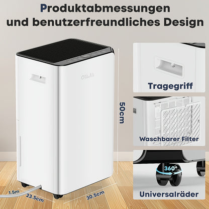 Opbergkast – Opbergrek – Opbergmeubel – Opbergwagen – Opbergkar – Scandinavisch Design – Waterdicht Kunststof – Verrijdbaar – 3,2+ Kubieke Voet – Mandarijnkleur – 68,5 cm Hoog