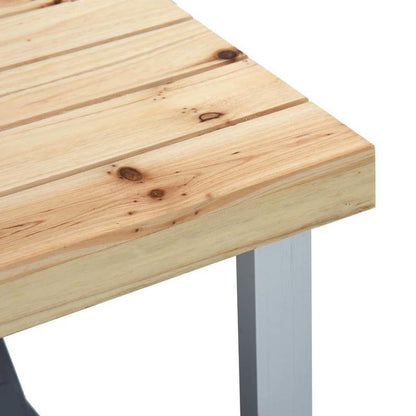 Campingtafel – Opvouwbare Tafel – Picknicktafel – Kampeertafel – Buitentafel – Lichtgewicht Aluminium & Hout – Stevig Stalen Frame