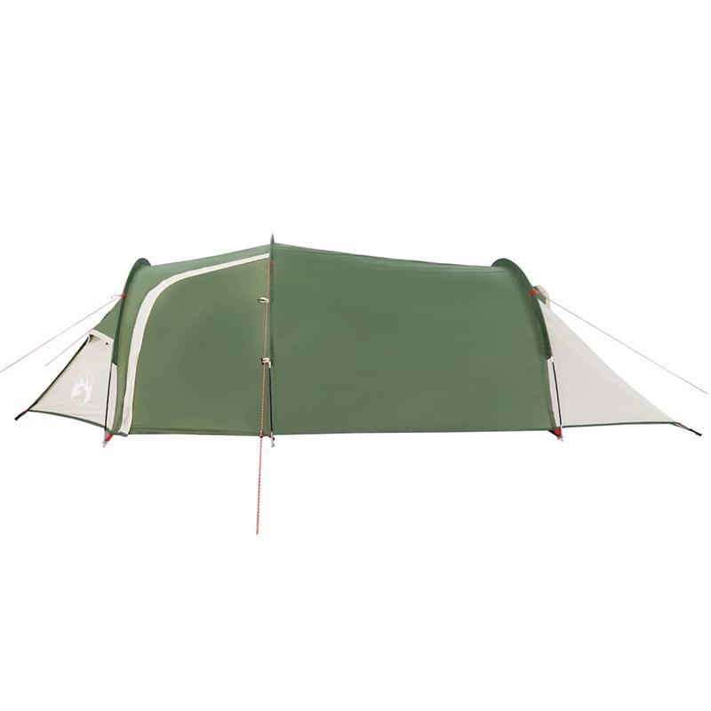 Tunneltent – Kampeertent – Familietent – Lichtgewicht Tent – Outdoor Tent – Voor 2 Personen – Glasvezel Stokken & Waterafstotend Polyester – Groen