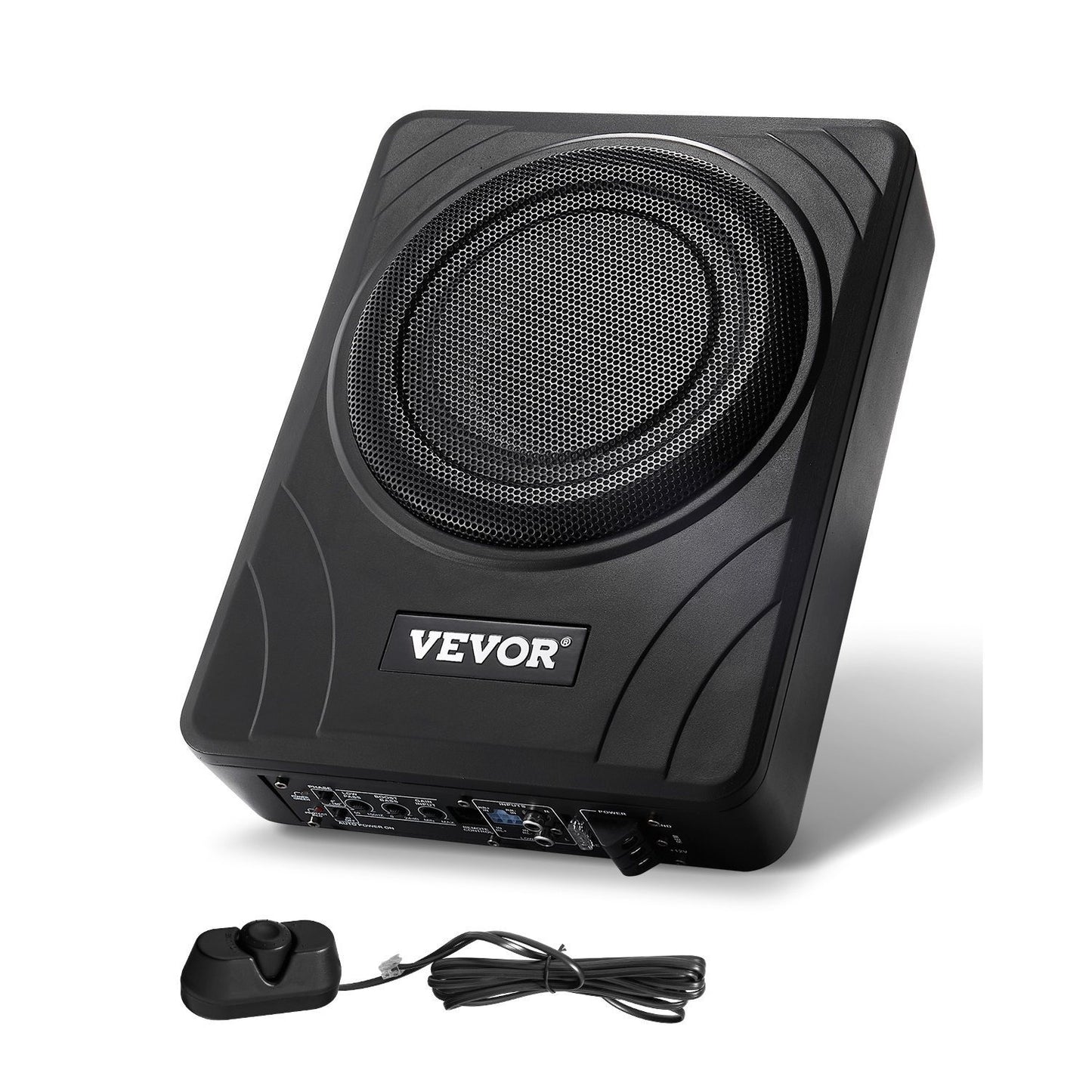 Auto Subwoofer – Autosubwoofer – Underseat Subwoofer – Actieve Subwoofer – Subwoofer met Versterker – 8 Inch – 300W Piekvermogen – Ultra Slank Aluminium Behuizing