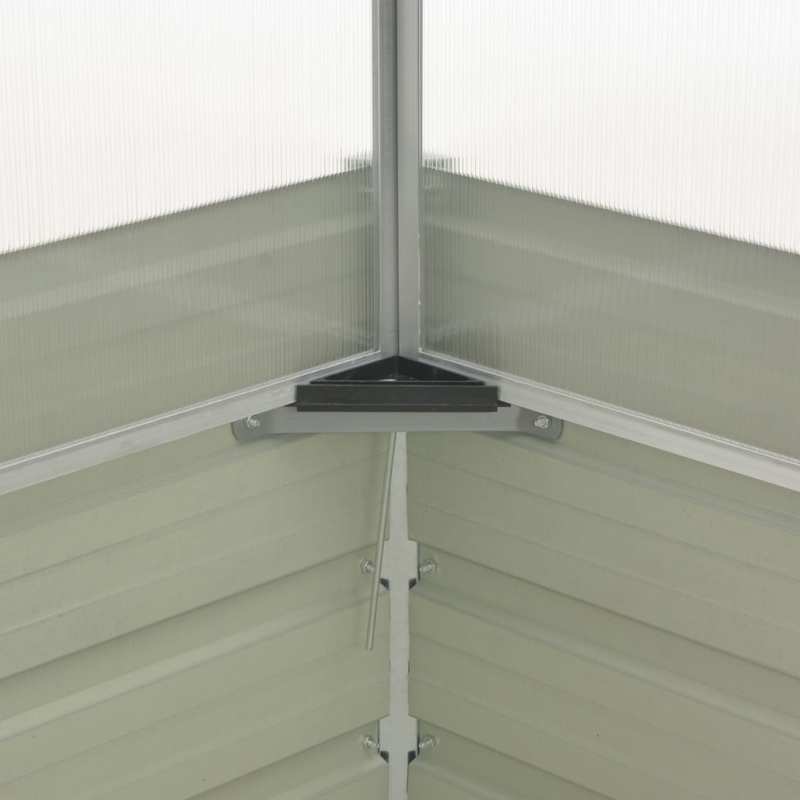Kweekkas – Tuinkas – Broeikas – Moestuinkas – Plantenkas – 100x100x85 cm – Gegalvaniseerd Staal – Roestvast & Stevig