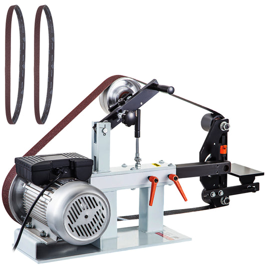 Bandschuurmachine – Bandschuurder – Schuurmachine – Slijpmachine – 1500W Motor – 3-in-1 Schuurwielen – Stalen Frame – 2800 RPM