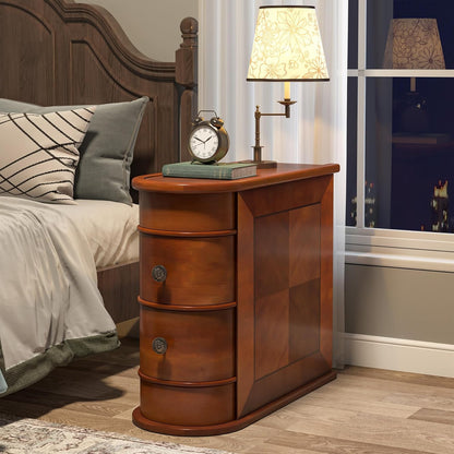 Console Tafel – Haltafel – Sidetable – Sofa Tafel – Opbergtafel – Lichtbruin – Smal Ontwerp 160 cm – 2-Laags Opbergruimte