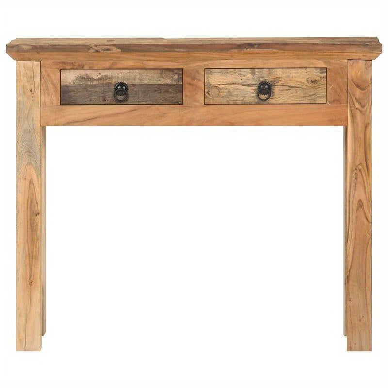 Sidetable – Consoletafel – Wandtafel – Haltafel – Bijzettafel – Acaciahout & Massief Hout – Smal Ontwerp 90,5x30x75 cm