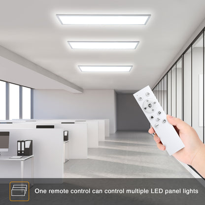 LED Paneel – LED Plafondlamp – LED Plafonnière – LED Lichtpaneel – LED Verlichting – Set Van 5 – 120 cm Lang – Dimbaar Met RGB-Kleuren – 40W Ultra Dun