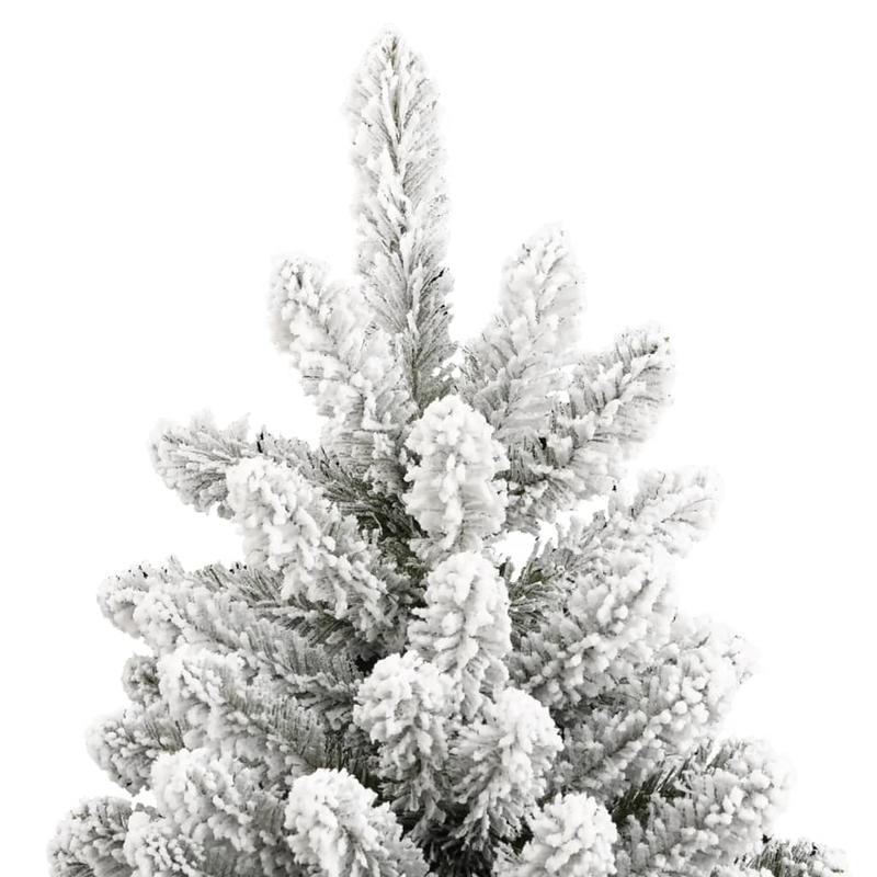 Kerstboom – Kunstkerstboom – Schoonheidsboom – Sneeuwboom – Houtachtige Boom – 210 cm Hoog – Opvouwbaar Met PE/PVC Mix En Sneeuwlook