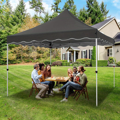 Paviljoen – Partytent – Opvouwbare Tent – Tuinpaviljoen – Easy-Up Tent – 3x3 m – Verstelbare Hoogte – Waterbestendig Met Zandzakken