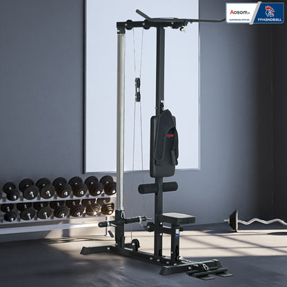 Fitnessstation – Krachtstation – Home Gym – Spiertrainingsapparaat – Trainingsbank – Verstelbare Zitting – Max. Belasting 110 kg