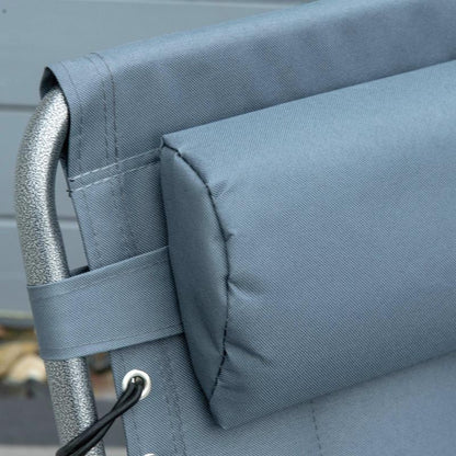Verstelbare Lounge Stoel – Vouwstoel – Tuinstoel – Strandstoel – Kampeerstoel – Weerbestendig Polyester – Lichtgewicht Inklapbaar