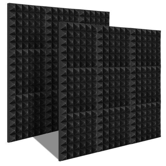 Akoestische Foam Panelen – Geluidsisolatie Platen – Geluidsabsorberende Tegels – Soundproof Tegels – Zelfklevende Wandpanelen – 72 Stuks – Verbeterde Geluidsdemping – Eenvoudige Installatie