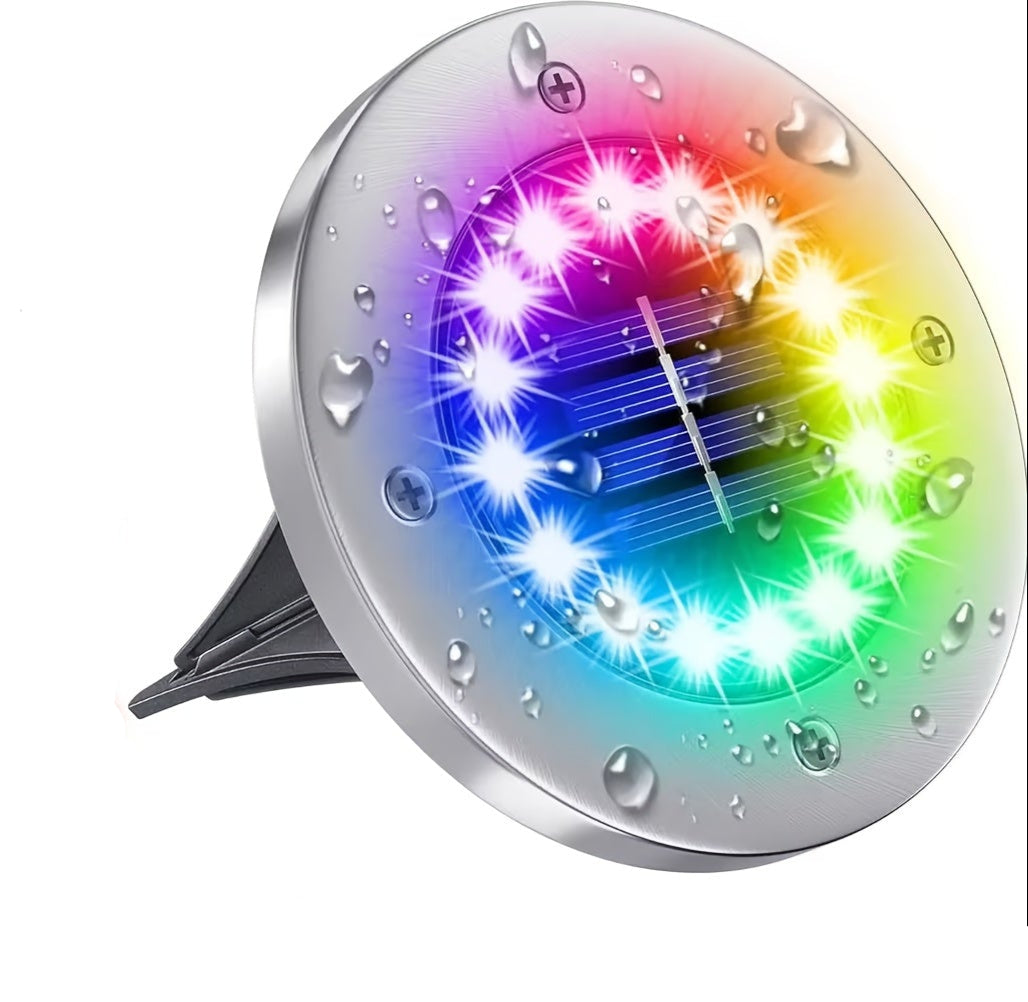 Solar Buitenlamp – Tuinlamp – Grondspot – LED Lamp – Solar Licht – Roestvrij Staal – Automatische Sensor – IP44 Waterdicht