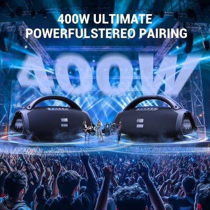 Draagbare Bluetooth Speaker – Wireless Speaker – Party Speaker – Outdoor Speaker – Draadloze Luidspreker – 300W Piekenvermogen – Bass Boost 2.1CH Stereosysteem