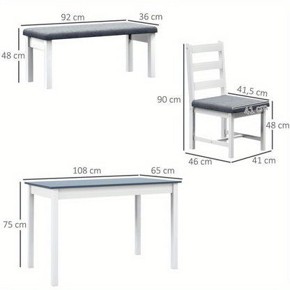 Modern kitchen furniture, quick assembly, space saving, country style dining table suitable for living room, dining room, kitchen, Spacesaving Furniture, Contemporary Design, Highquality Materials, Durable Furniture, Modern H
