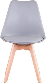 Eetkamerstoelen - Design Stoelen - Kuipstoel - Stoel – Stoelen - Eetkamerstoelen Set van 6 - Donker Blauw